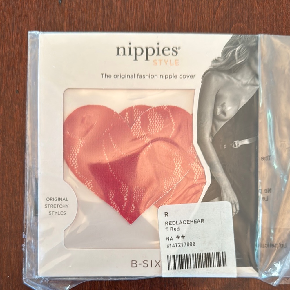 Style Red Lace Nipple Cover
